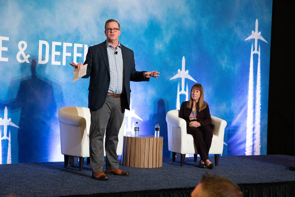 Carol Erikson and Paul Nelson from Northrop Grumman