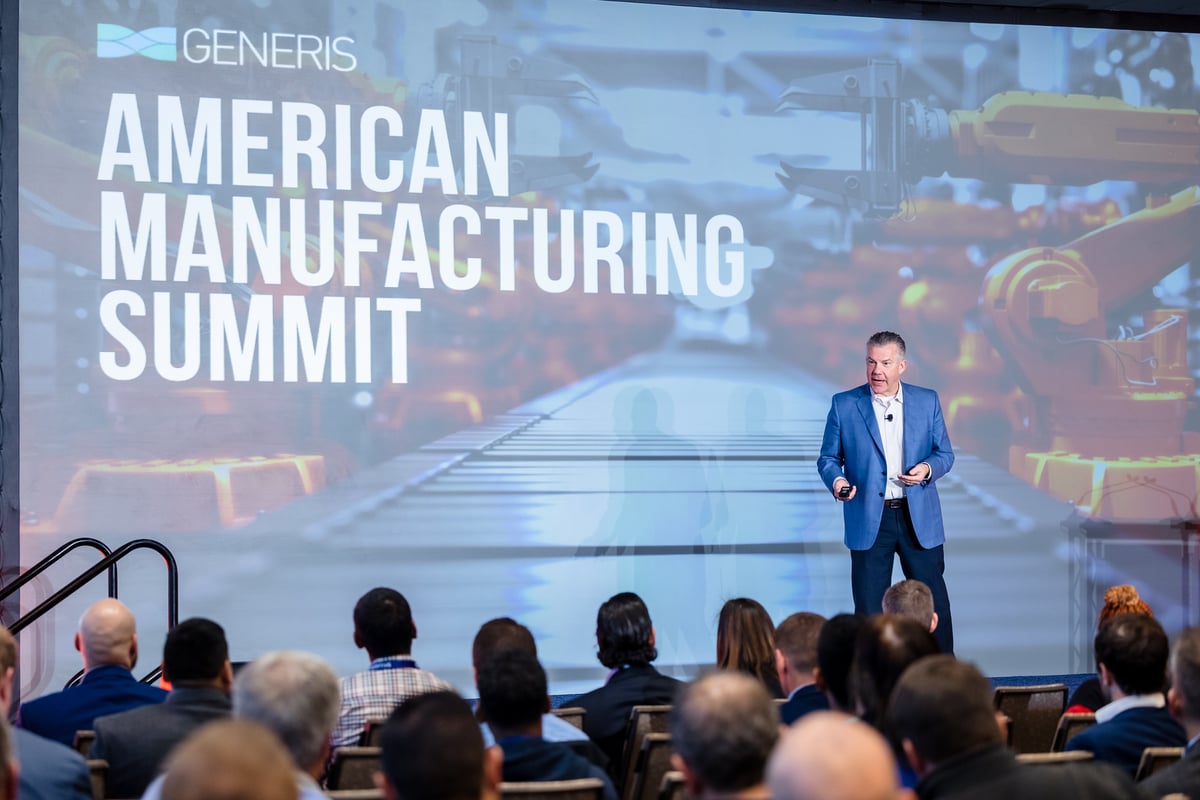 Steve Landry, SVP, Chief Operating Officer at TreeHouse Foods at the 2024 American Manufacturing Summit
